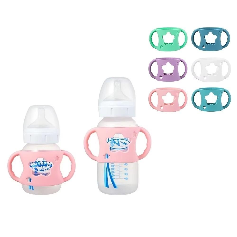 Soft Elastic Baby Bottle Cover Silicone Handle Sleeve for Dr Brown Bottles Baby Feeding