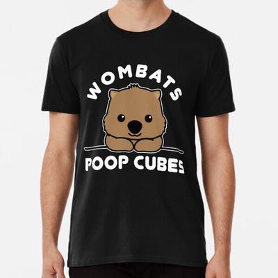 Wombats kacken Würfel, Niedliches Kawaii Wombat Zitat S bis 5XL Hergestellt in AU/USA T-Shirt