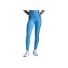 High Waist Slim Fit Elastic Waist Nine-Point Leggings Women Leggings Blue HJ1137-412