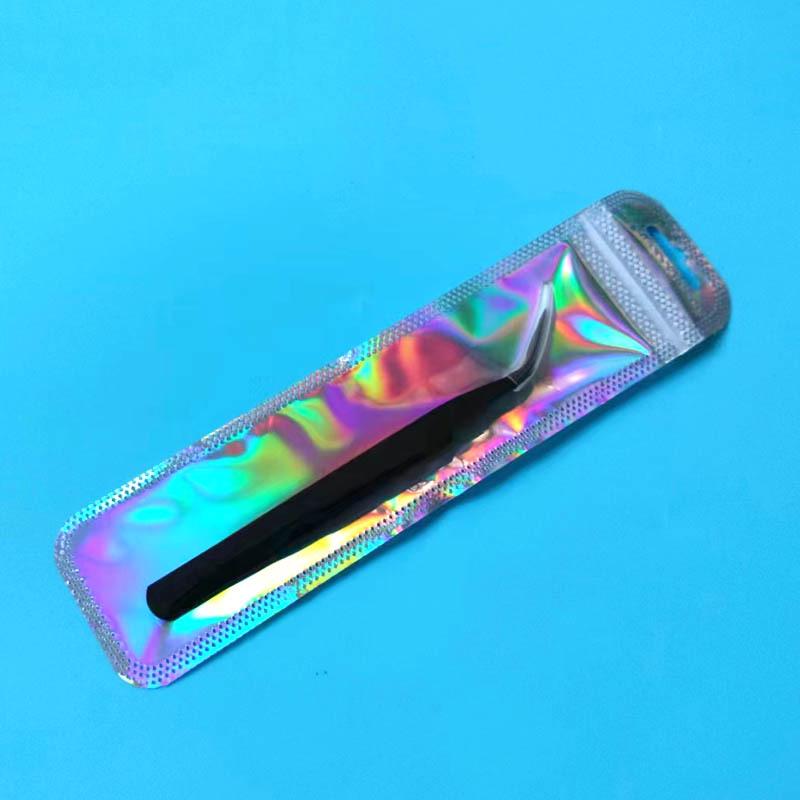 Nail Rhinestone Tweezers with Curved Tip for Sticker Application