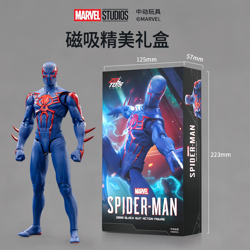 Genuine ZDTDS Toy Spider Man Legends 1 10 SpiderMan 2099 Miles Morales Action Figure Adult Collectible Toy Gift