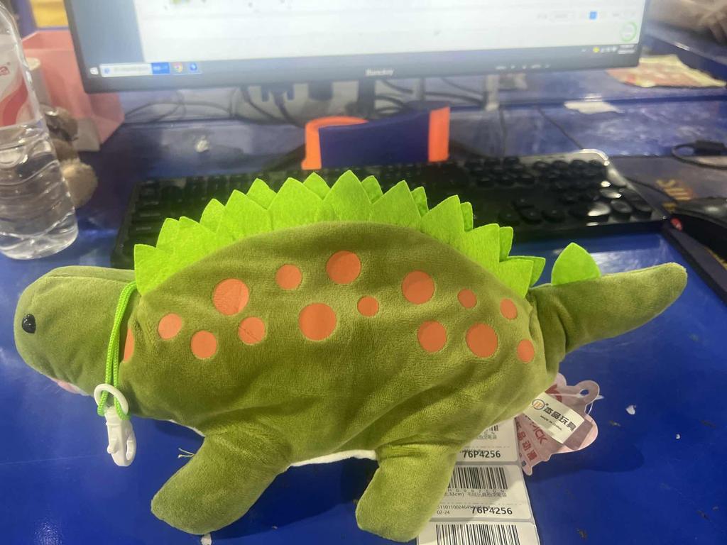 3D Pluszowe Zwierzę Dinozaur Piórnik Miękki Przechowywanie Artykułów Papierniczych Etui na Ołówki Dziewczynki Chłopcy Przybory Szkolne