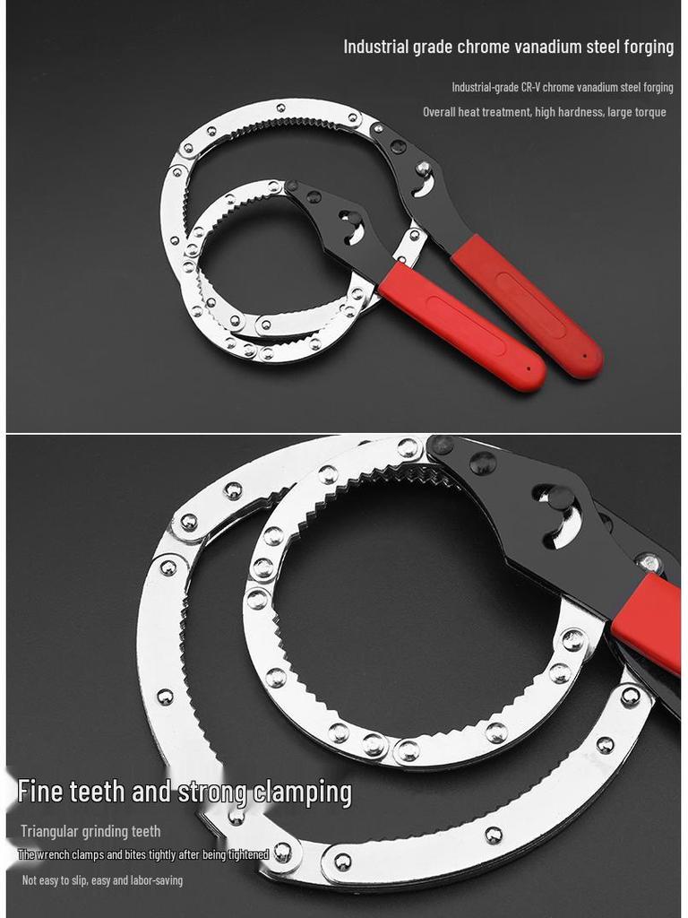 Chain Strap Oil Filter Removal Wrench Tool