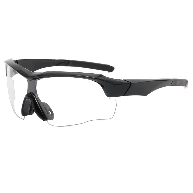 Colorful Windproof Cycling Sunglasses: Large Frame for Men and Women