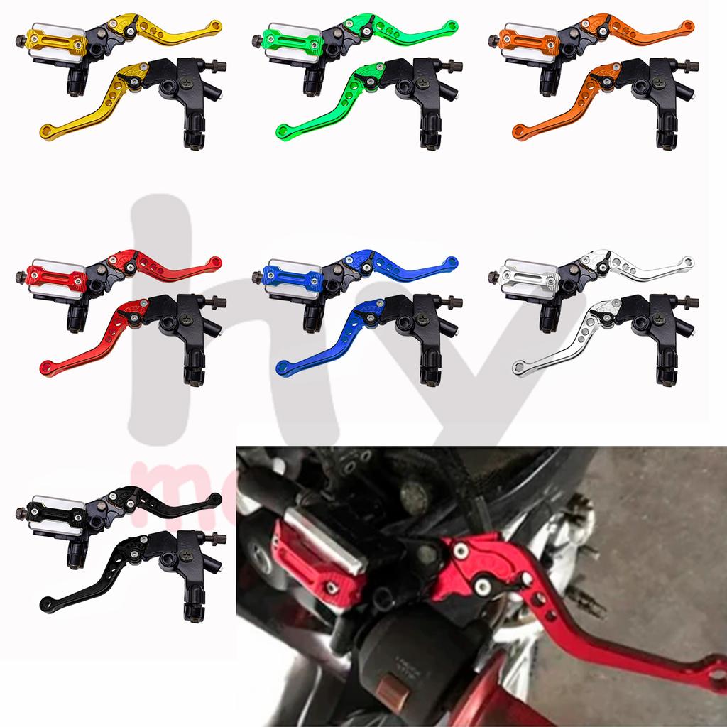 Cilindro Maestro Freno Moto Universale 22MM Leva Frizione Idraulica Regolazione Freno Frizione Maniglia per Moto Honda Yamaha