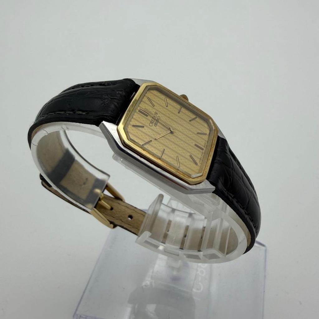 Used SEIKO CREDOR 2340-5000 Quartz Gold Working Item