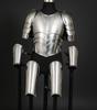 Set Armatura da Cavaliere Medievale da Uomo Corazza in Acciaio Spallacci Costume Cosplay LARP