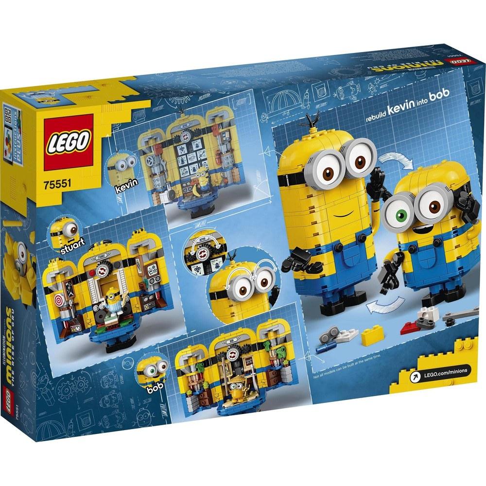 LEGO Minions Minions and Secret Base Toy Block Gift House 75551 for Kids Boys and Girls Aged 8 and Up