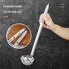 Stainless Steel Deepened Quantitative Spoon - Long Handle, Ounce Measure, Multiple Sizes, Ideal for Soups and Juices.