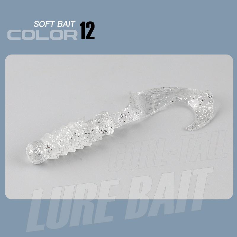 Big Wave Lockenschwanz Weichköder für Barsch und Mandarinfisch