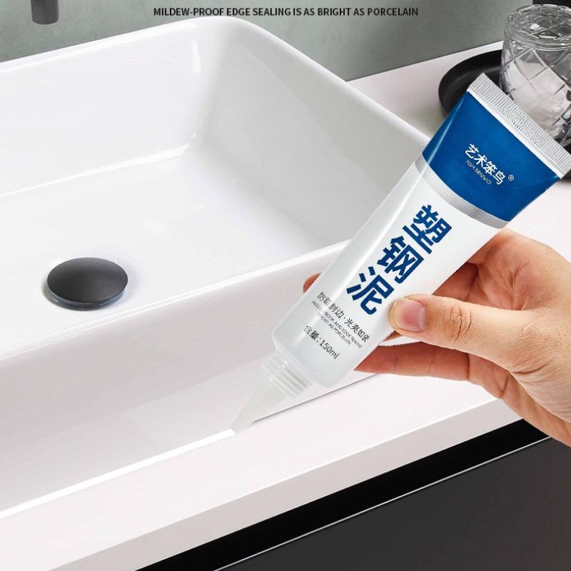 Mildew Proof Sealing Edge Caulking Ceramic Glue Kitchen Bathroom Toilet Sink Waterproof Sealant Plastic Steel Mud