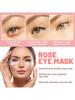 60Pcs/30Pairs Set Rose Eye Mask Plant Essence Moisturizes Eyes Brighten And Improve Eye Bags Relieve