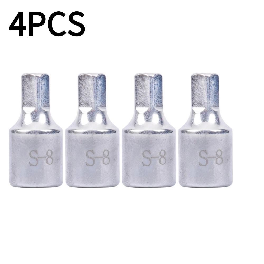 1/2/3/4/5/10 Stück 5-Punkt 5-Zahn Ölwanne Schraubenschlüssel 8mm 3/8" Antrieb Vanadiumstahl Getriebeöl Ablasswerkzeug für Peugeot Renault