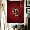 Tazmanian Devil Wall Tapestry Aesthetic Wall Hanging Printed Fabric Blanket Decorative Tapestries for Bedroom Living Room Home Decor