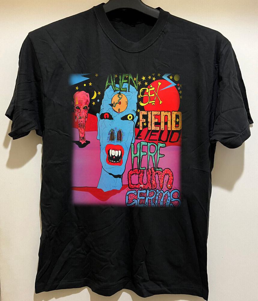 Vtg Alien Sex Fiend Band Album Music Black S to 5XL Unisex Shirt ZL357 L