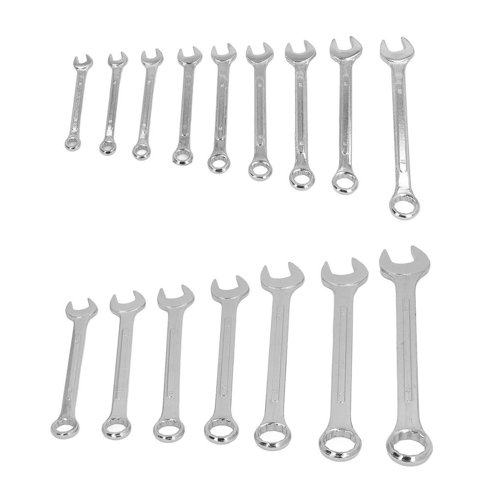 16-teiliger Kombinationsschlüssel Cr-Vanadium-Stahl Pentalobe Maulschlüssel Doppelzweckschlüssel-Satz