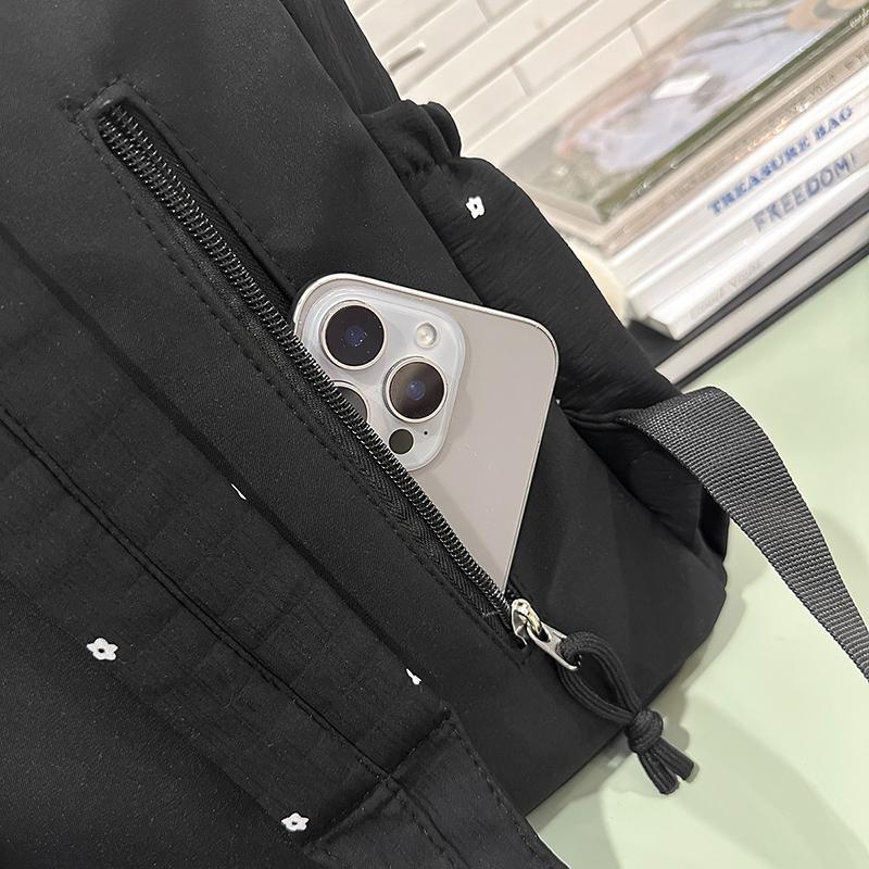 Zaino Scolastico alla Moda in Nylon per Ragazze Adolescenti Zaino da Donna di Grande Capacità Zaino per Laptop Carino Stampa Zaino per Computer Portatile Studente Zaino per Libri Borsa da Viaggio