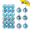 36p Christmas Alien Ball Pendant Christmas Tree Decoration Pendant Set Christmas Ball Festival Decoration Scene Arrangement