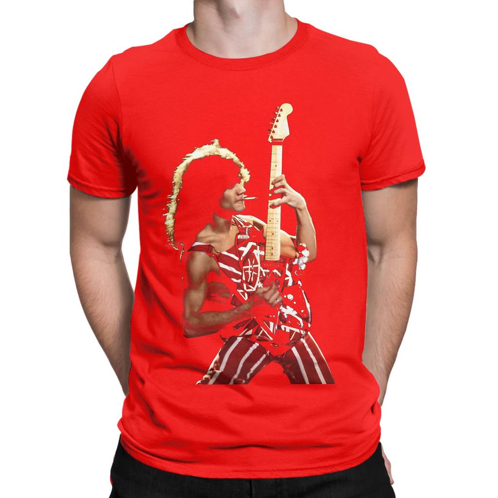 EDDIE VAN HALENsss Funny 100 Cotton TShirt Van Halen Tees Tops For Unisex