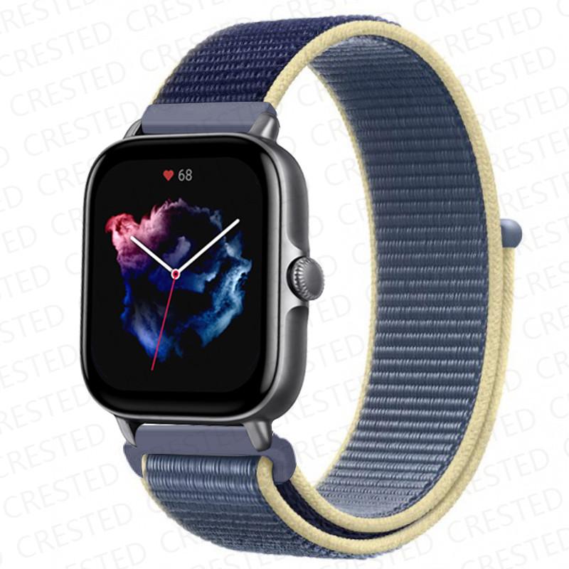20mm 22mm Watch Band For Amazfit GTS/2/2e/4/3/mini GTR 4/2/3/Pro 47mm stratos 3 Nylon Bracelet pulseira correa Amazfit bip strap