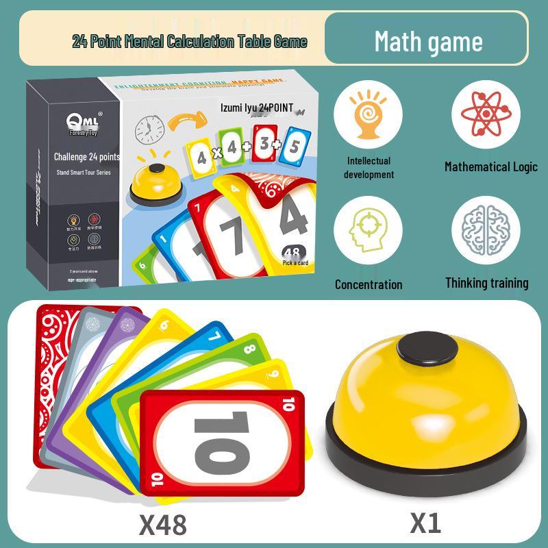 

Карточная игра с математическими формулами для учеников начальной школы - Обучающий инструмент для мальчиков и девочек