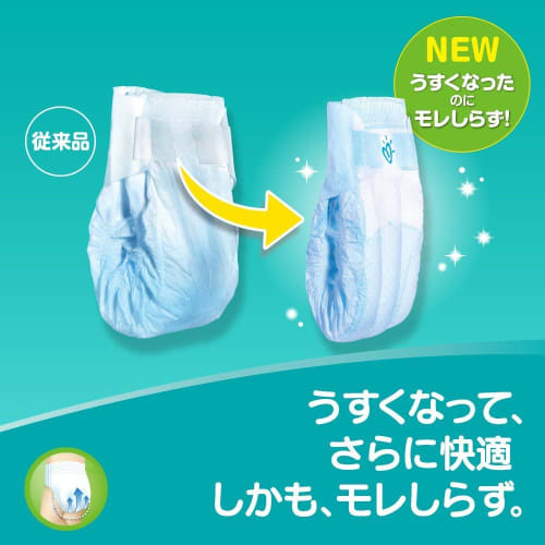 [Tape M size] Pampers diaper smooth care (6~11kg) 64 pieces