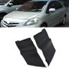 1 pair Plastic Car Wrap Corner Trim Black Cowl Cover Trim for Toyota Yaris 4 Doors 2006-2010