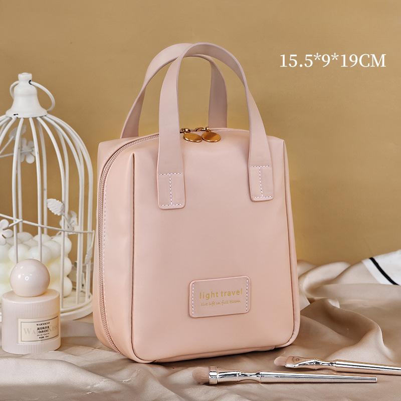 

Ручная косметичка в виде ракушки с высоким внешним видом, портативная сумка для хранения косметики большой емкости, дорожная туалетная сумка розовый