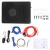 10  Under Seat Car Subwoofer with Amplifier, Slim Amplified Subwoofer with Wiring Kit for Trucks, RV, Boat