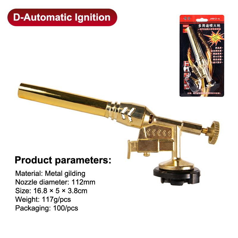 /Portable Welding Gas Torch Flame Nozzle Butane Burner Outdoor Camp BBQ Lighter Flamethrower Kitchen Supplies Welding Equipment