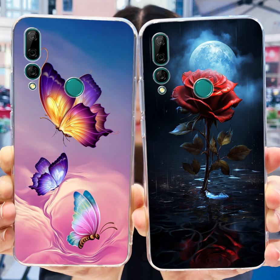 For Huawei Y9 Prime 2019 Case STK-L21 STK-L22 New Fashion Painted Cover Clear Silicone Shell For Huawei Y9 Prime 2019 Phone Case