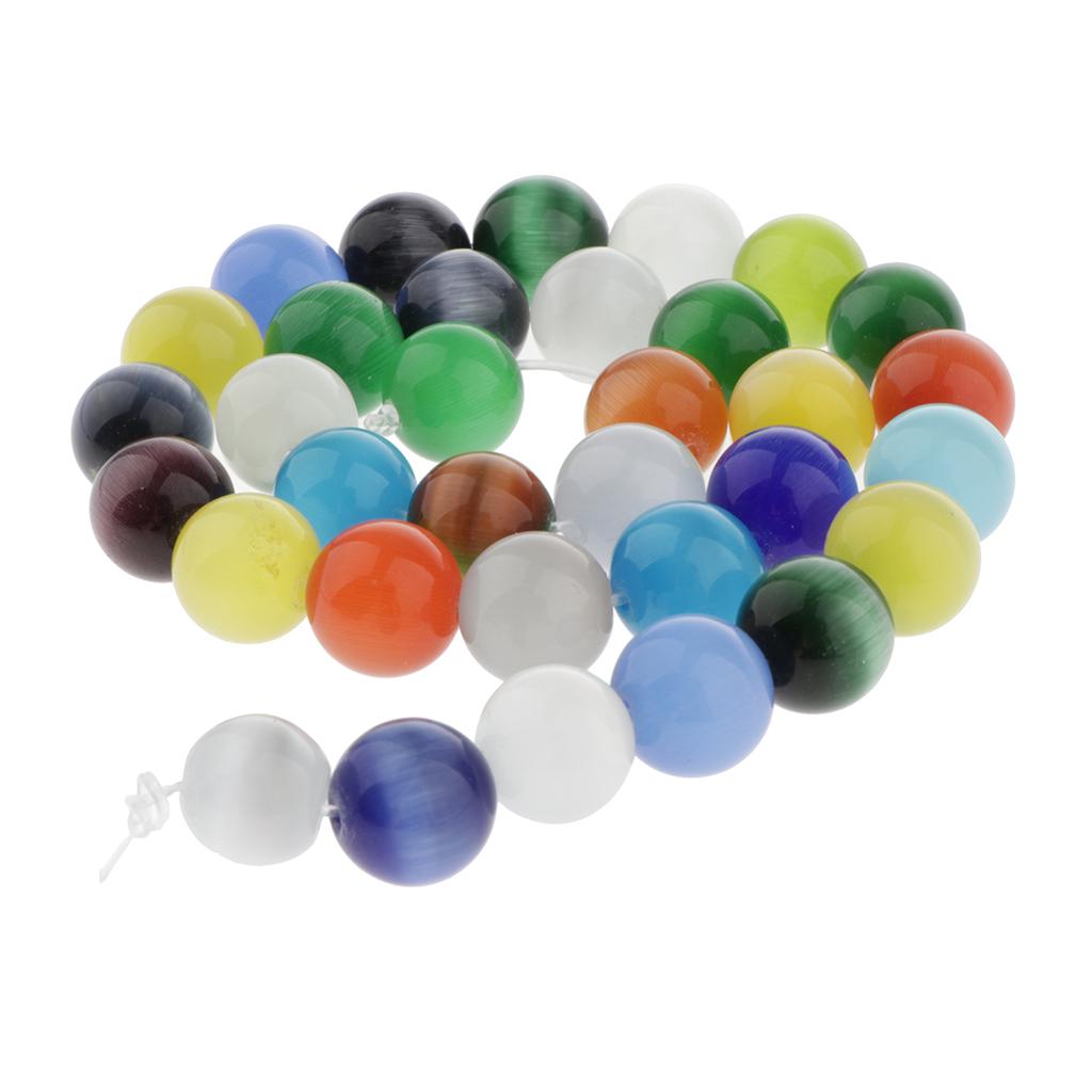 

Цвета опал круглые свободные бусины для изготовления ювелирных изделий из натурального камня браслеты «сделай сам» ожерелье серьги ручной работы полированный драгоценный камень ремесло подарок 1 нить 12mm 30pcs