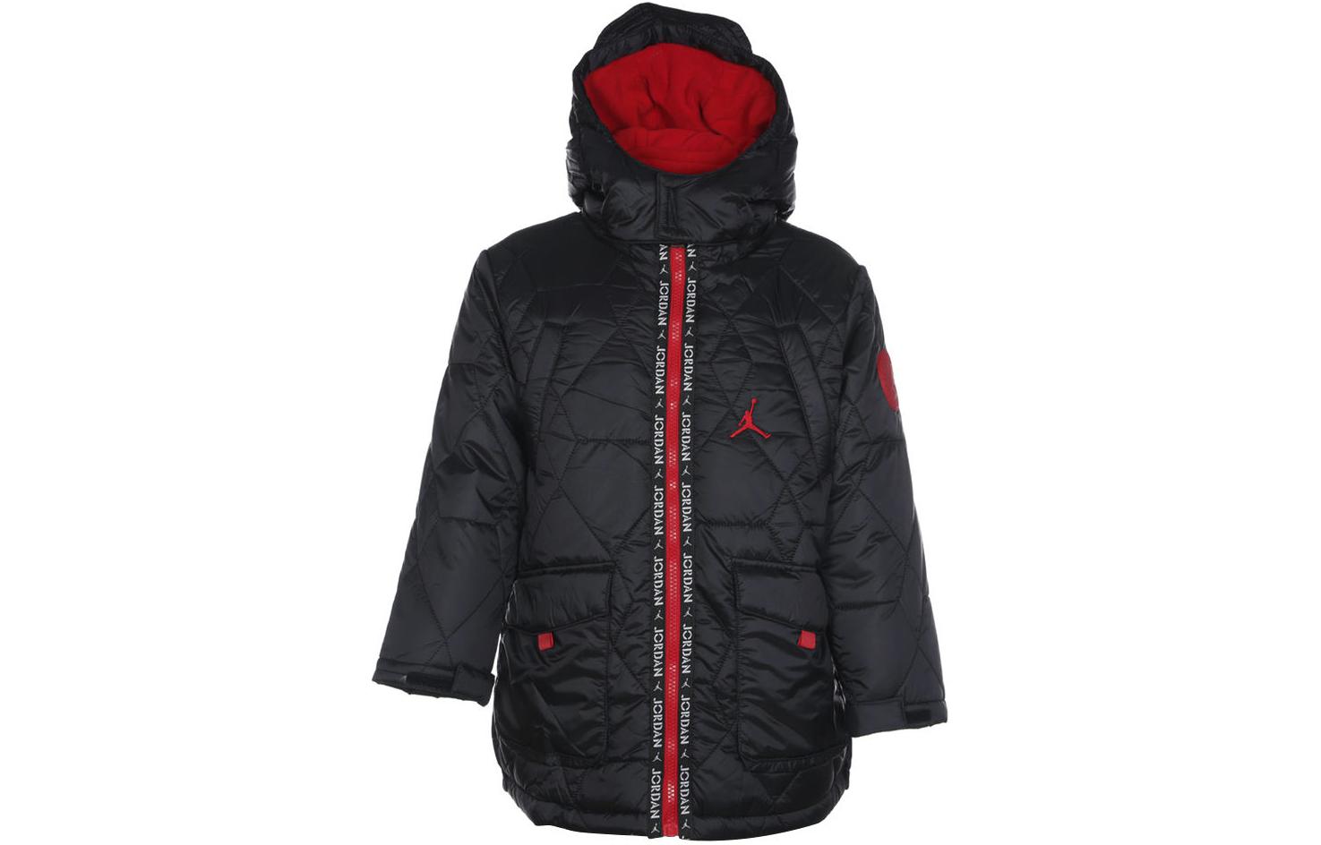 Jordan Kids Down Jackets Hooded Moderate FB1753-010 6