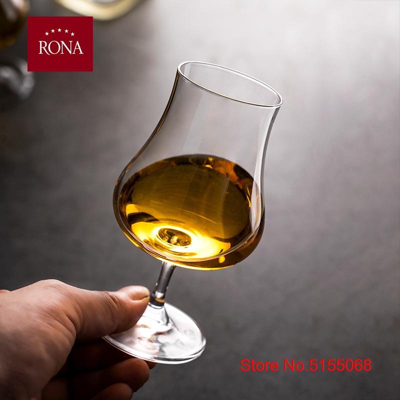 Bicchiere Brandy in Cristallo Ceco, Bicchiere Nosing Copita per Whiskey, Bicchiere per Vodka, Rum, Gin, Pancia Larga, Tulipano, Calice da Servizio per Whiskey