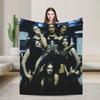Manon Katseye Kpop Blanket Flannel Textile Decor  Multi-function Lightweight Throw Blanket for Bed Couch Quilt