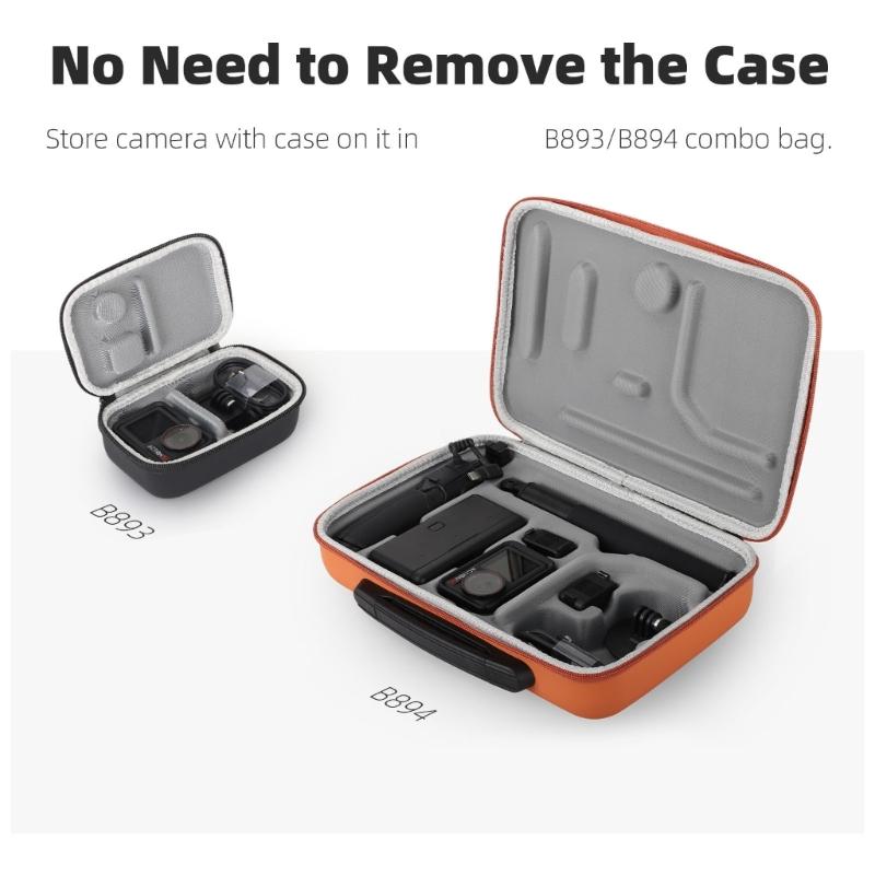 Detachable Shockproof Frame Cage Compatible for 5Pro/4/3 Sports Cameras Heat Dissipation Design Screen Sun Hood