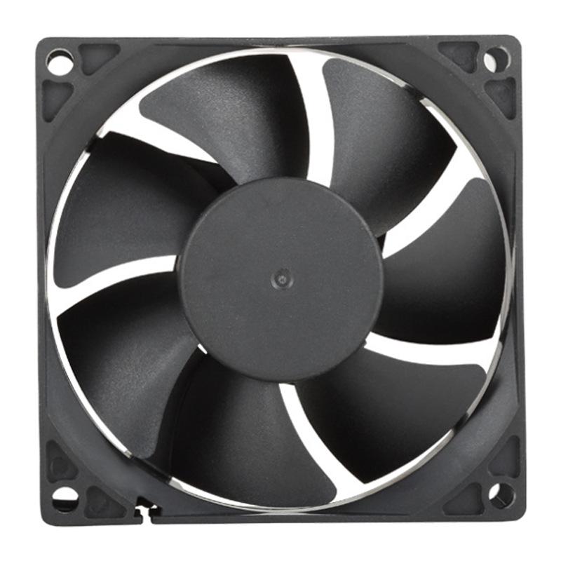 DC8025 Cooling Fan 80x80x25mm, Double Ball Bearing, 8cm Fan, 5V/12V/24V