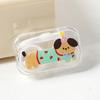 Cartoon Animal Contact Lens Case For Women Girls Portable Travel Eye Contact Lenses Box Storage Container With Mirror Tweezers
