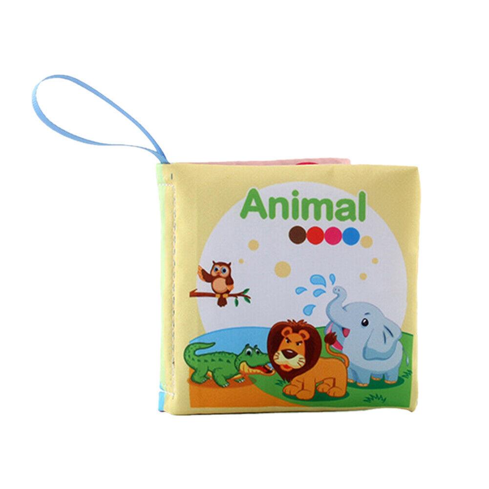 Erleuchte den Geist deines Kindes mit weichem Stoffbuch Englisch Tier Transport