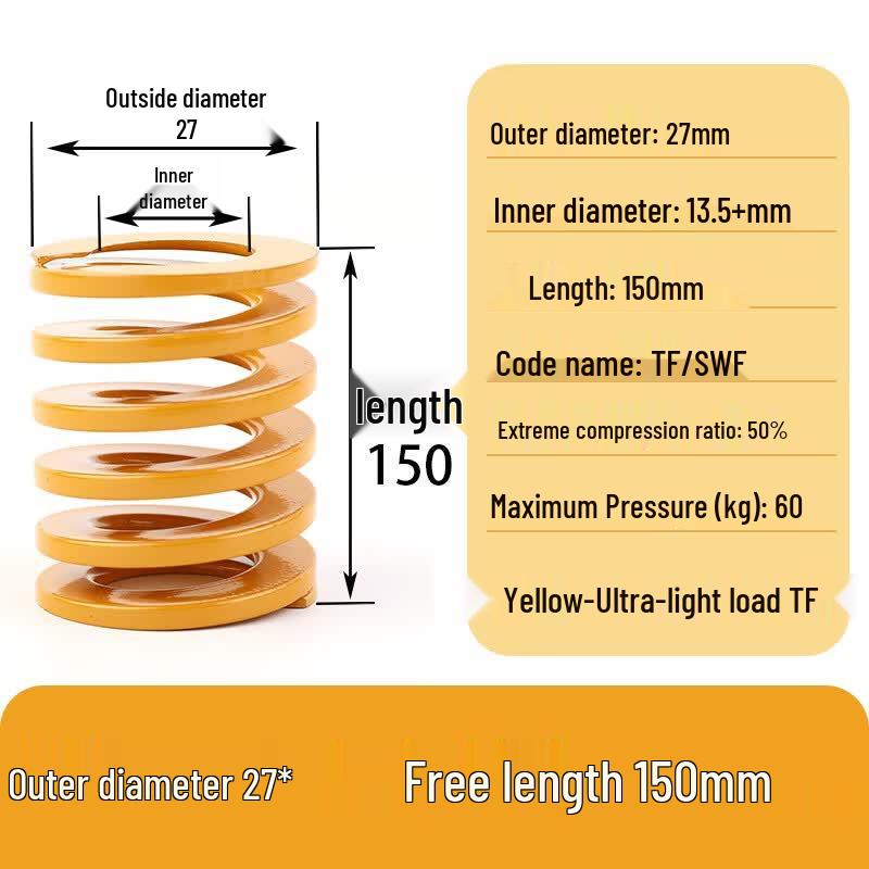 High-Strength Rectangular Die Spring