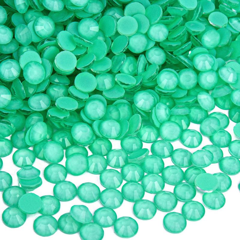 Nail Art Luminous Flat Bottom Diamond Glass Crystal Fluorescent Diamond Diy Rhinestone Nail Jewelry Accessories