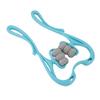 6 Wheel Neck Massager Manual Cervical Spine Massager Acupoint Pressing Massage Roller Tool for Home Use Blue