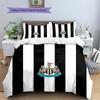 Set Copripiumino Trapuntato con Fantasia Newcastle United F.C. Decorazione per la Casa Regalo (1 * copripiumino + 2 * federe senza imbottitura)