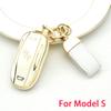 TPU Car Smart Key Case Cover For Tesla Model 3 Model X Model S Model Y Bag Protector Fob Band Shell Holder Keychain Accessories