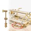 Universal Brass Instrument Repair Tool Tuning Slide Rod Brass Wind Instruments Repairing Part for Smooth Slide Movement