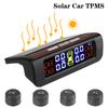 0-3.5Bar Temperature Warning Fuel Save T12 Rotating Holder Car Tire Pressure Monitoring System Solar USB TPMS Tyre Pressure Alarm