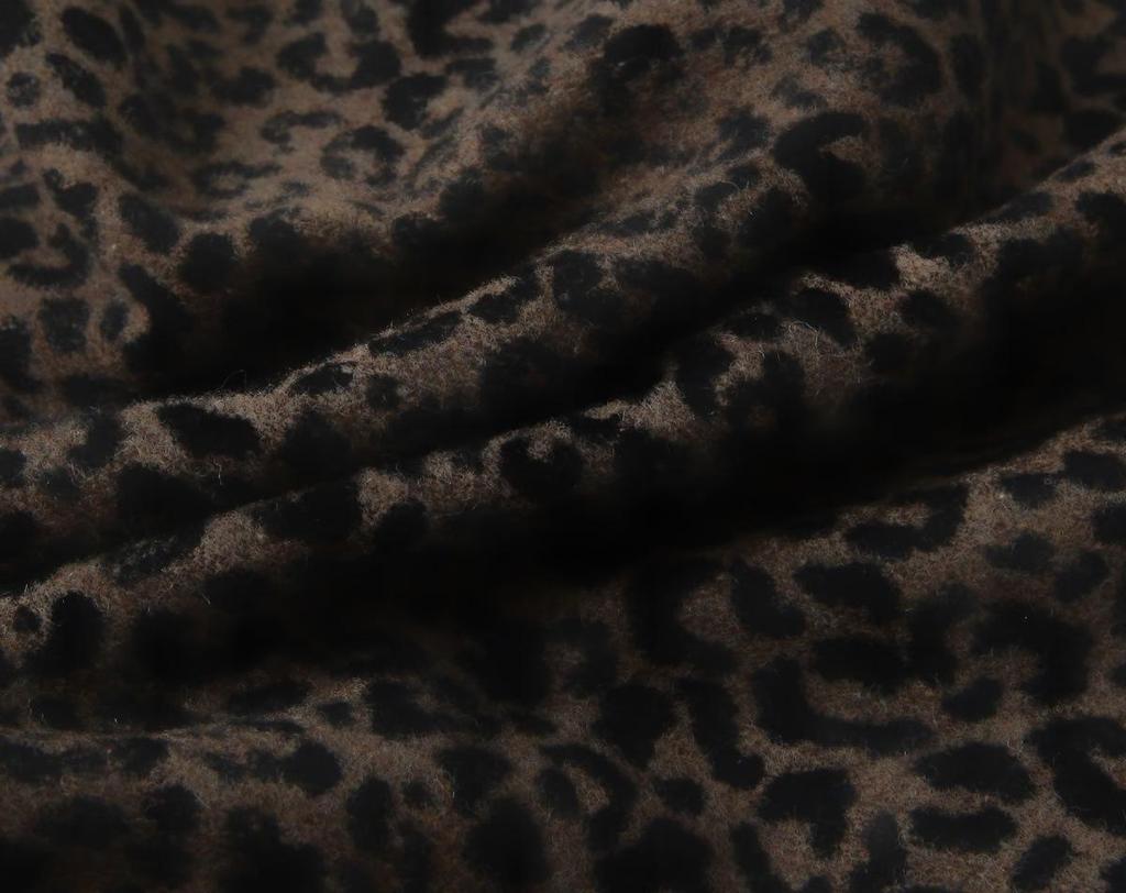European & American Style Autumn Women's Leopard Print Coat Jacket 8340701