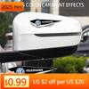 Calcomanías Decorativas de Estilo Calientes 4 Piezas Accesorios de Pegatinas para Coche Para Volkswagen VW R-Line R GTI Polo T5 T-ROC Golf Passat Scirocco Je