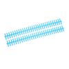 10 Pcs Loose Leaf Binding Spine 30 Hole Cuttable Wear Resistant PP Plastic 10mm Binding Comb for Student