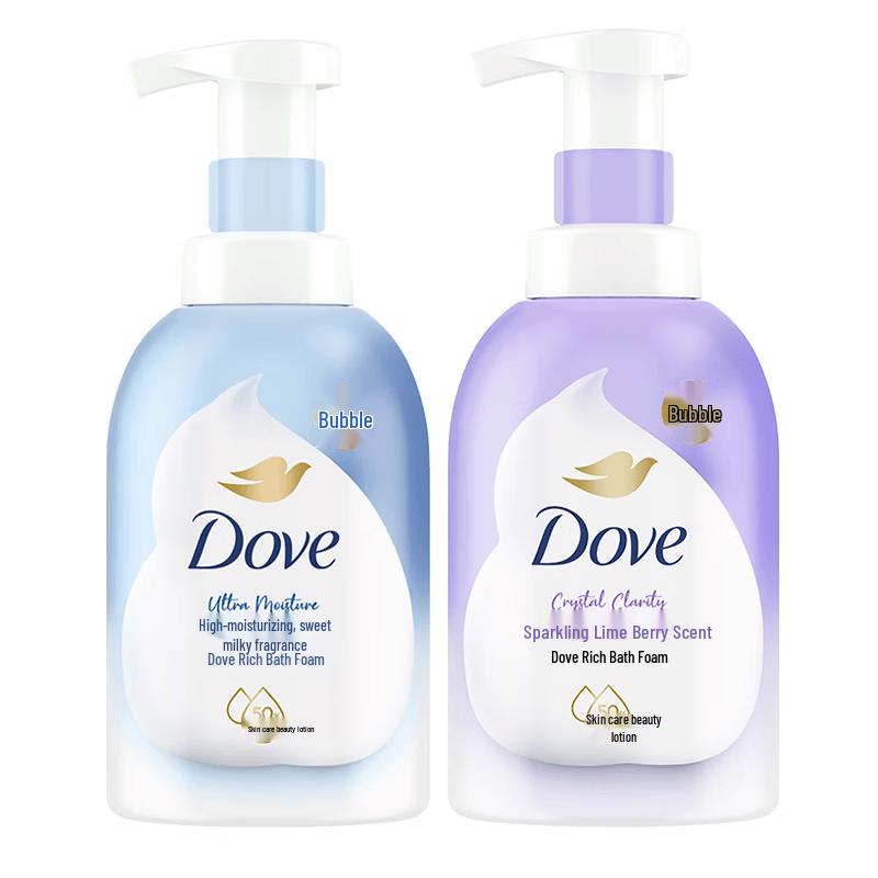 Dove Gentle Moisturizing Foaming Body Wash Dual Pack